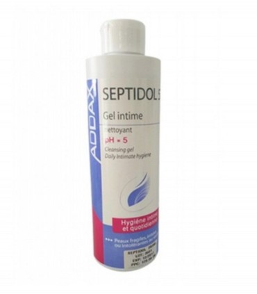 ADDAX SEPTIDOL 5 GEL INTIME NETTOYANT 125ML