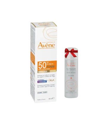 AVENE FLUIDE ANTI-AGE SPF50+ 40ML +AVENE EAU THERMALE 50ML