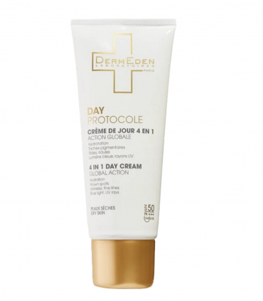 DERMEDEN CRÈME DE JOUR 4 EN 1 PEAUX SÈCHES 50ML