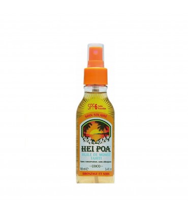 HEI POA HUILE DE MONOÏ COCO SPF6, FAIBLE PROTECTION, 100 ML
