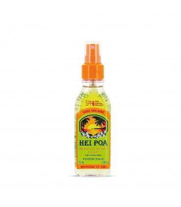 HEI POA HUILE DE MONOÏ TIARÉ SPF6, FAIBLE PROTECTION, 100 ML