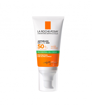 LA ROCHE POSAY ANTHELIOS UV MUNE SPF 50+ ANTI-BRILLANCE GEL-CRÈME TOUCHER SEC INVISIBLE 50 ML