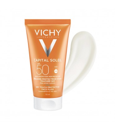 VICHY IDEAL SOLEIL CRÈME ANTI-BRILLANCE TOUCHER SEC 50 ML