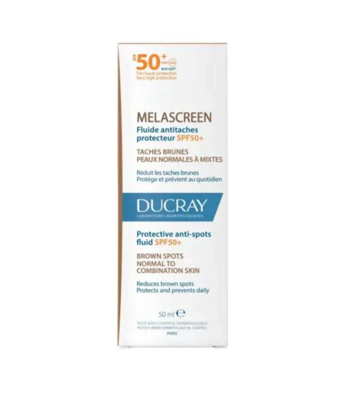 DUCRAY MELASCREEN FLUIDE ANTI TACHES PROTECTEUR SPF 50+