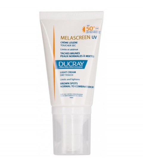 DUCRAY MELASCREEN UV CRÈME LÉGÈRE TOUCHER SEC SPF 50+/fluide anti tache