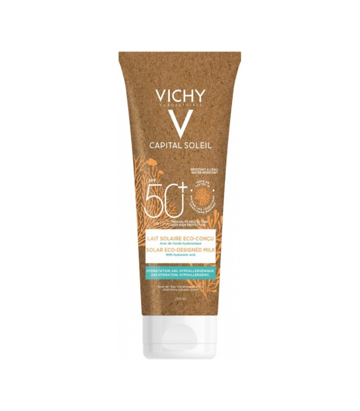 VICHY Lait solaire éco-conçu SPF50+