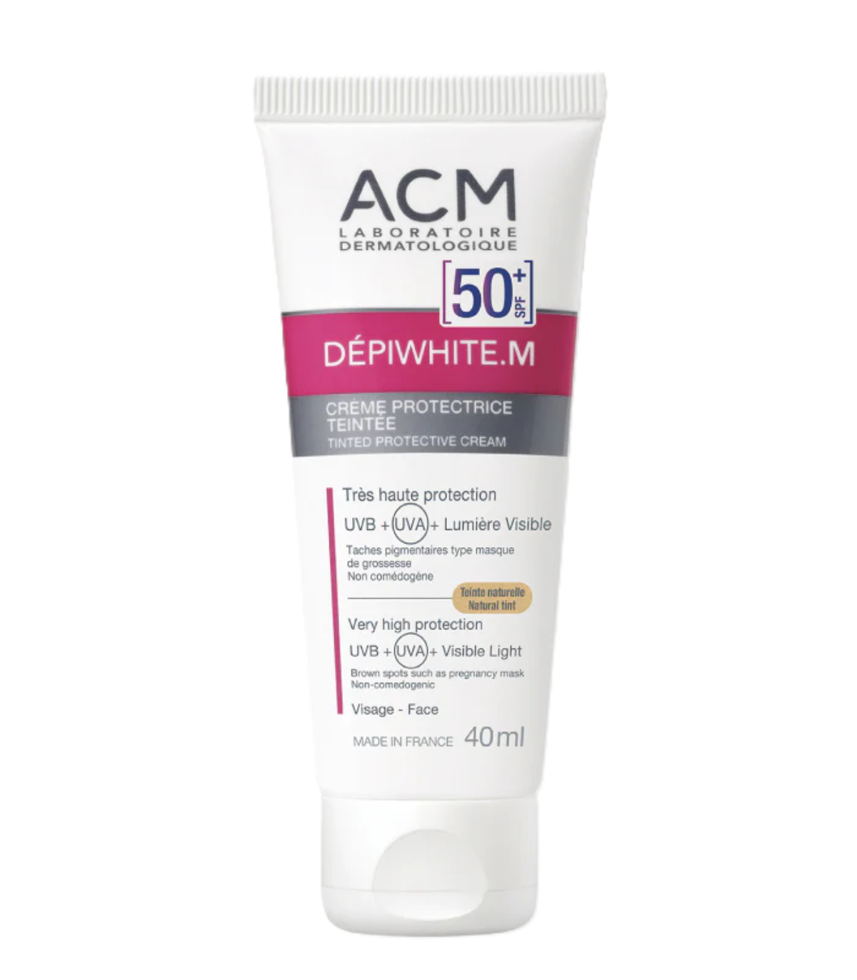 ACM DÉPIWHITE M TEINTÉ SPF50+ CRÈME PROTECTRICE TEINTÉE 40ML