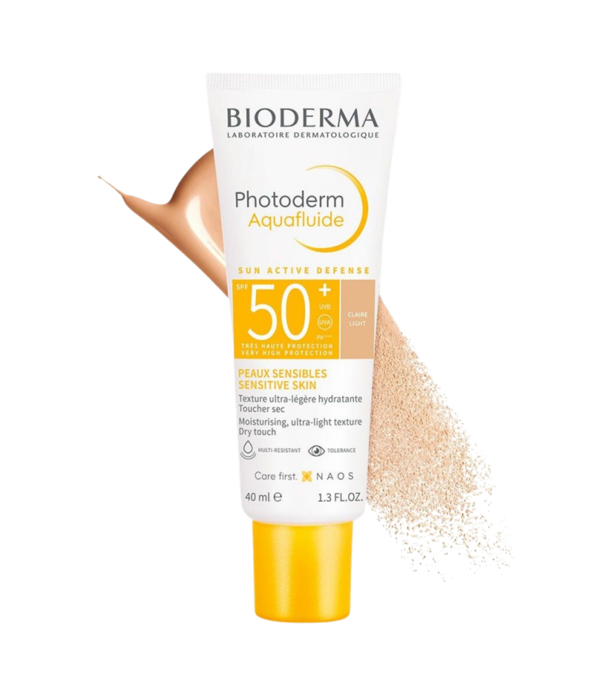 BIODERMA PHOTODERM AQUAFLUIDE TEINTÉ CLAIRE SPF 50 40 ML