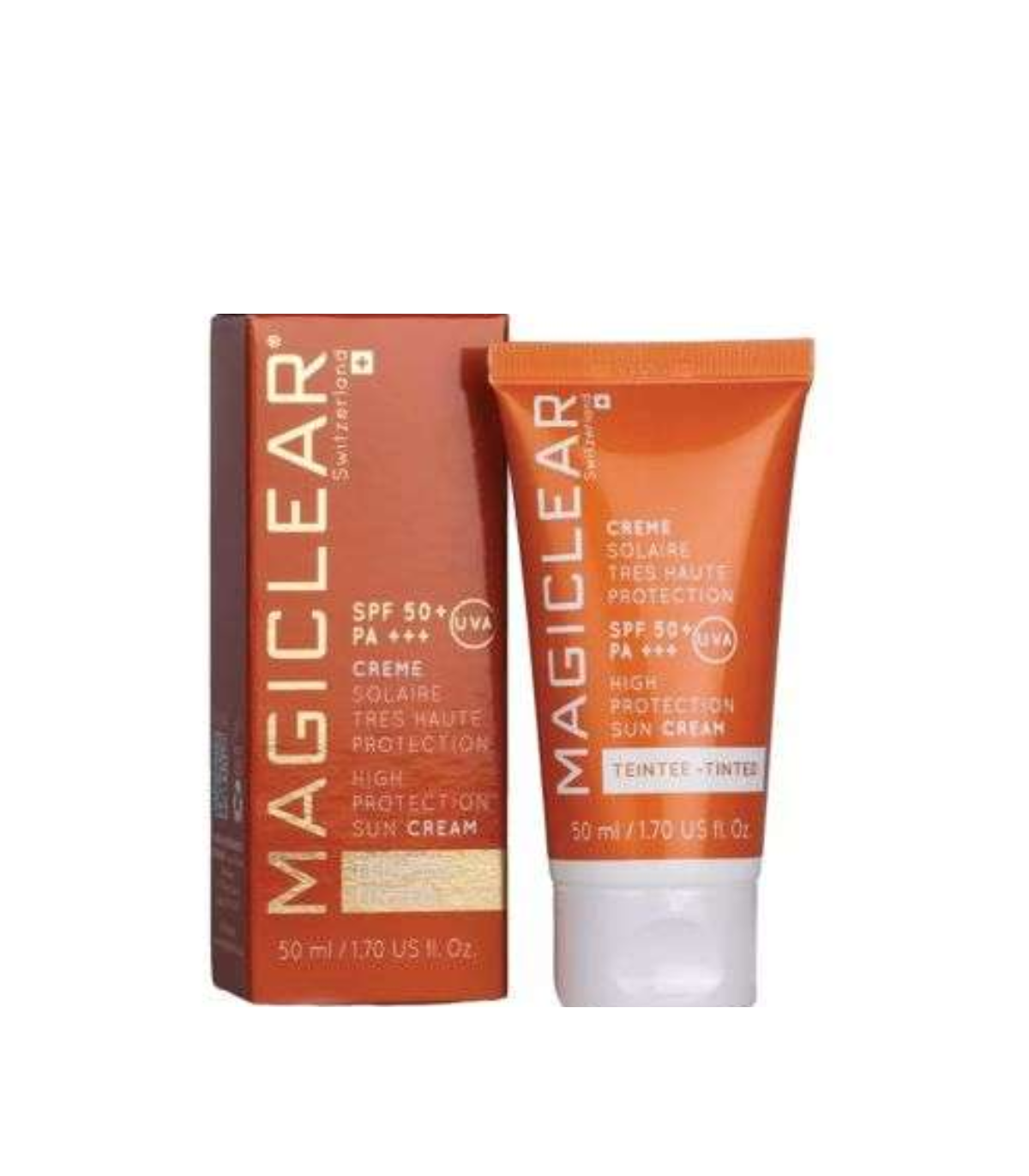 MAGICLEAR CREME SOLAIRE ANTI AGE TEINTEE SPF 50+ 50ML