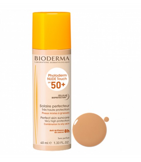 BIODERMA PHOTODERM NUDE TOUCH SPF 50+ TEINTE DORÉ 40ML
