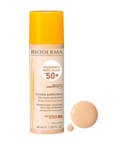 BIODERMA PHOTODERM NUDE TOUCH SPF 50+ TEINTE NATURELLE 40ML