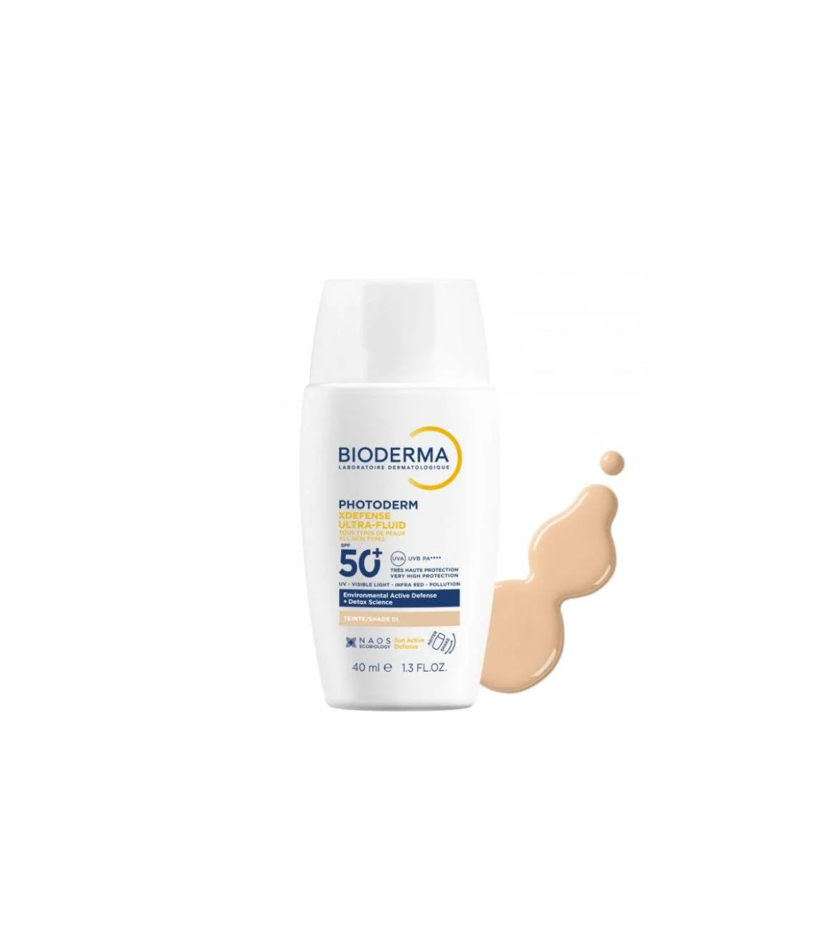 BIODERMA PHOTODERM XDEFENSE ULTRA FLUID SPF 50+ TEINTE 01 40 ML