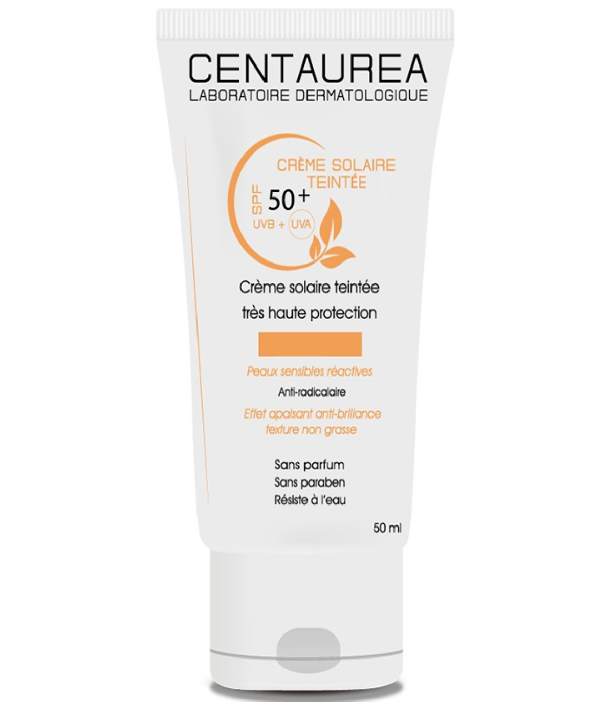 Centaurea Creme Solaire Teinte Claire spf50+ 50ml