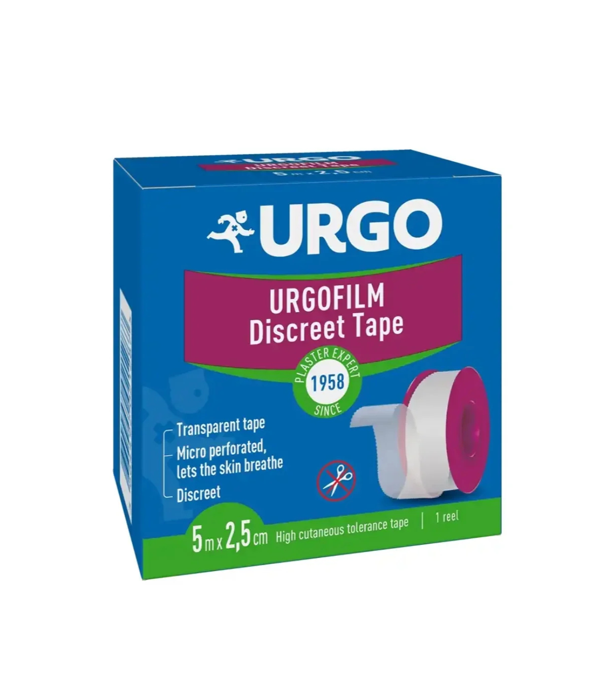 URGO Film Discreet Tape 5M x 2.5Cm