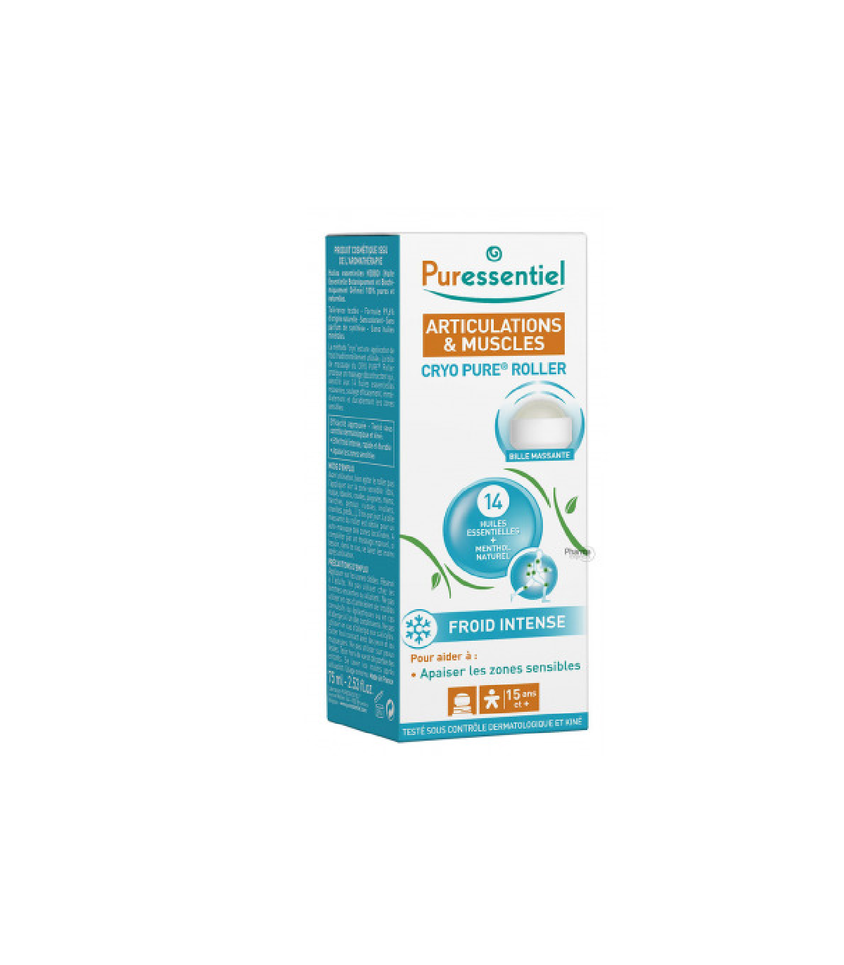 PURESSENTIEL ARTICULATIONS ET MUSCLES CRYO PURE ROLLER 75 ML