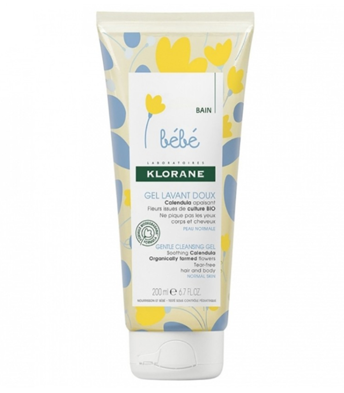 Klorane Bébé Gel Lavant Doux 200ml
