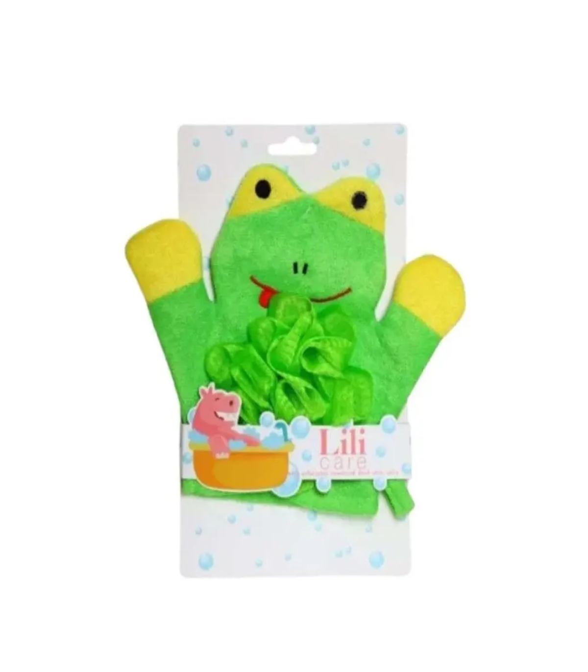 LILI CARE GANT SAVONNAGE POUR ENFANT GRENOUILLE