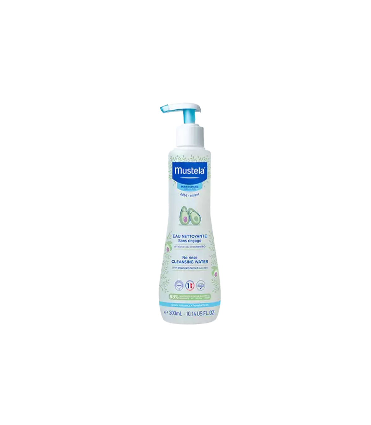 Mustela Eau Nettoyante Sans Rinçage - 300 ml
