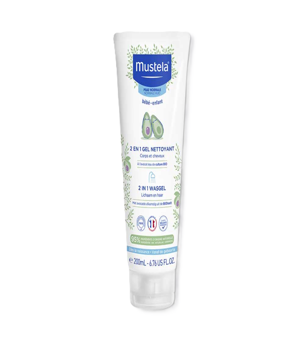 Mustela Gel Nettoyant 2 en 1 - 200 ml