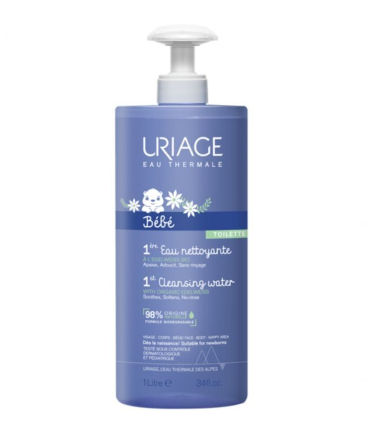 URIAGE BEBE 1 ERE EAU NETTOYANTE 1 L