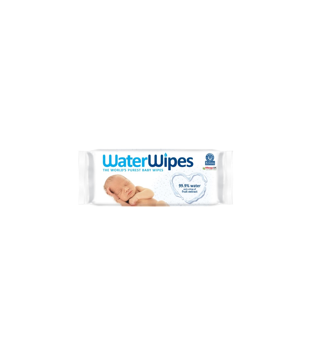 WATERWIPES LINGETTES BABY 60 PIECES