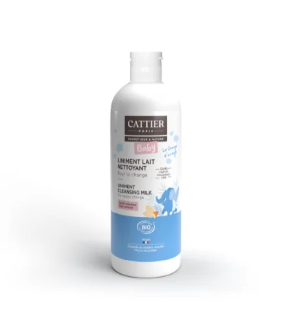 CATTIER BÉBÉ LINIMENT LAIT NETTOYANT POUR LE CHANGE 200 ML