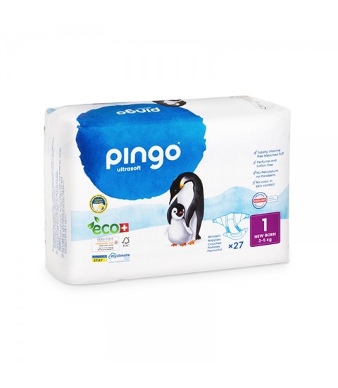 PINGO NEW BORN T1 2-5KG/27 COUCHES