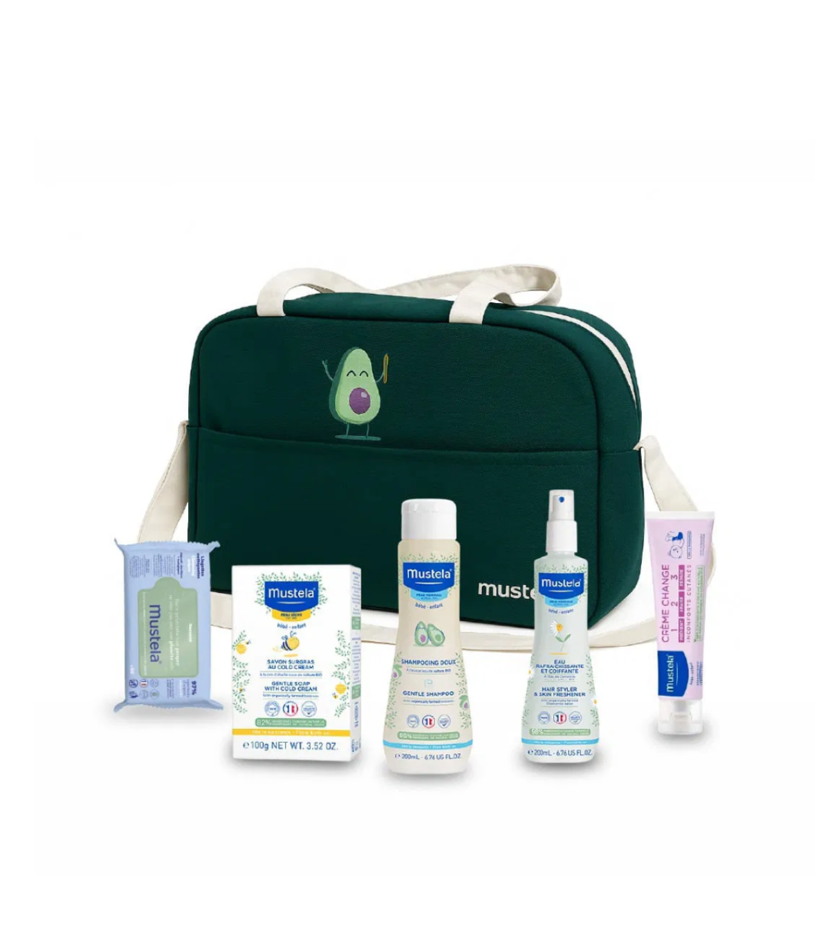 Mustela Kits Soins Essentiels Bebe à l’Avocat BIO + Sac à langer Offert