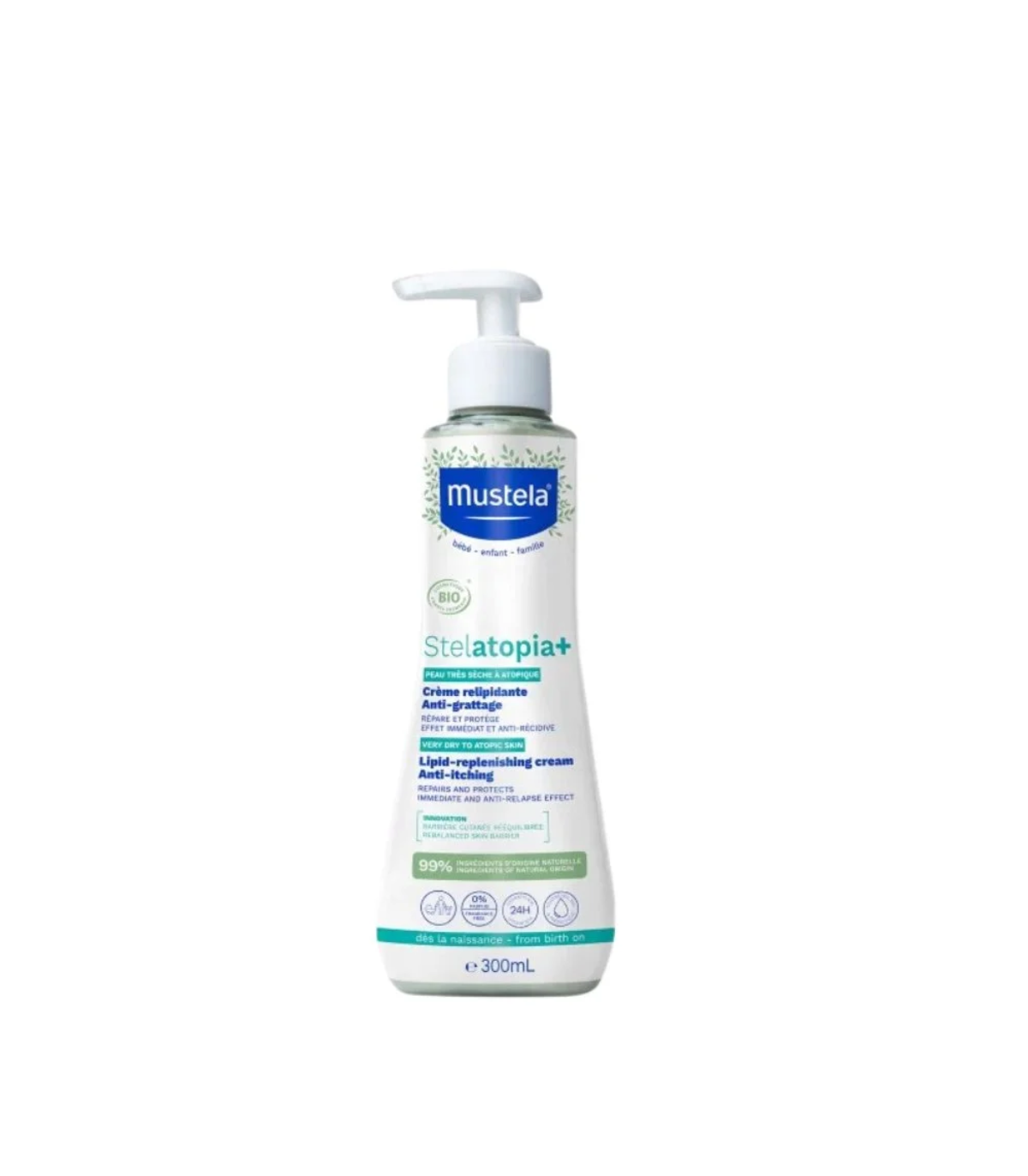Mustela Stelatopia+ Crème Relipidante anti Grattage Certifiée BIO 150ml
