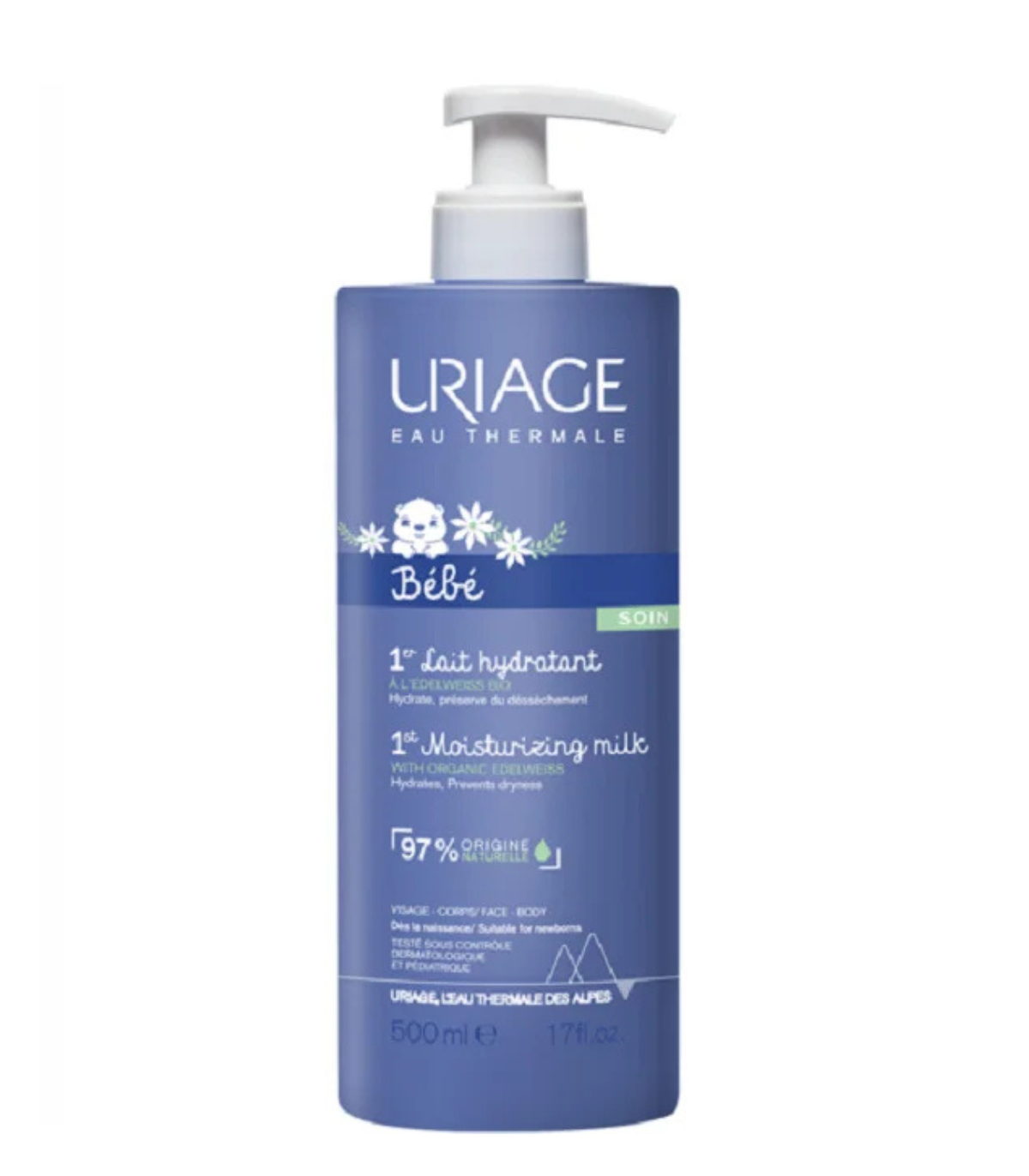 Uriage Bébé - 1er Lait Hydratant - 500 ml