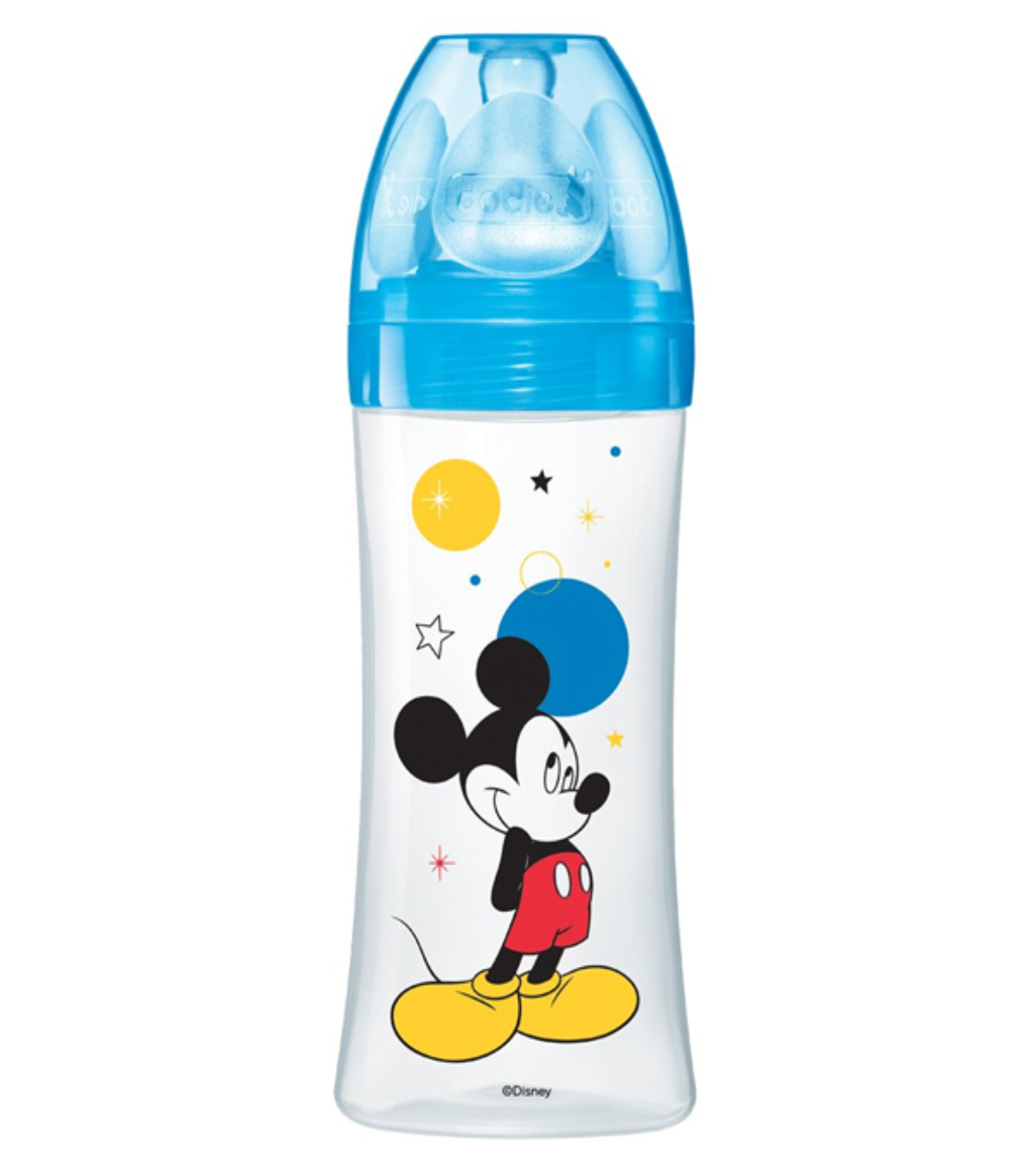 Dodie - Biberon Disney Baby Mickey Initiation+ Anti-colique débit 3 (6M +) - 330 ml
