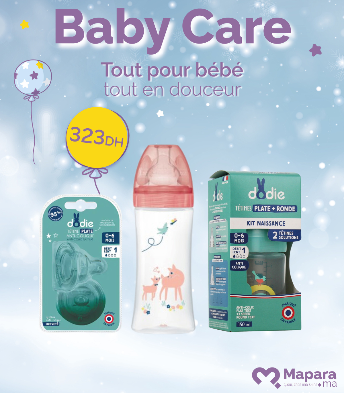 DODIE BABY CARE KIT NAISSANCE