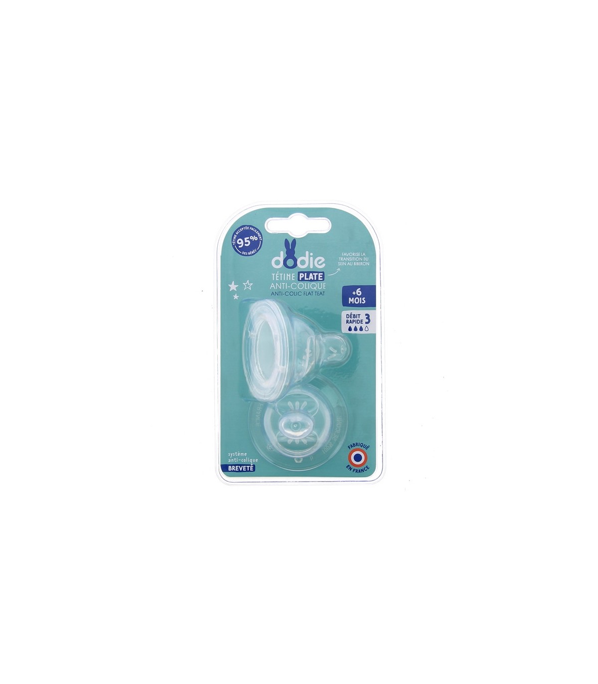 DODIE TETINE PLATE SENSATION+ D4 LIQUIDE EPAIS B2