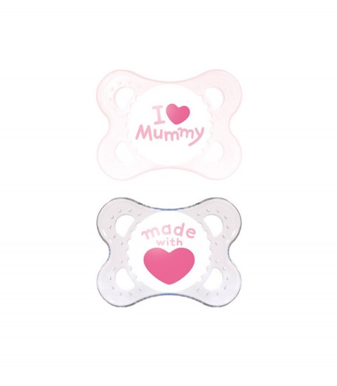 MAM ORIGINAL SUCETTE 0-6 MOIS SILICONE ROSE