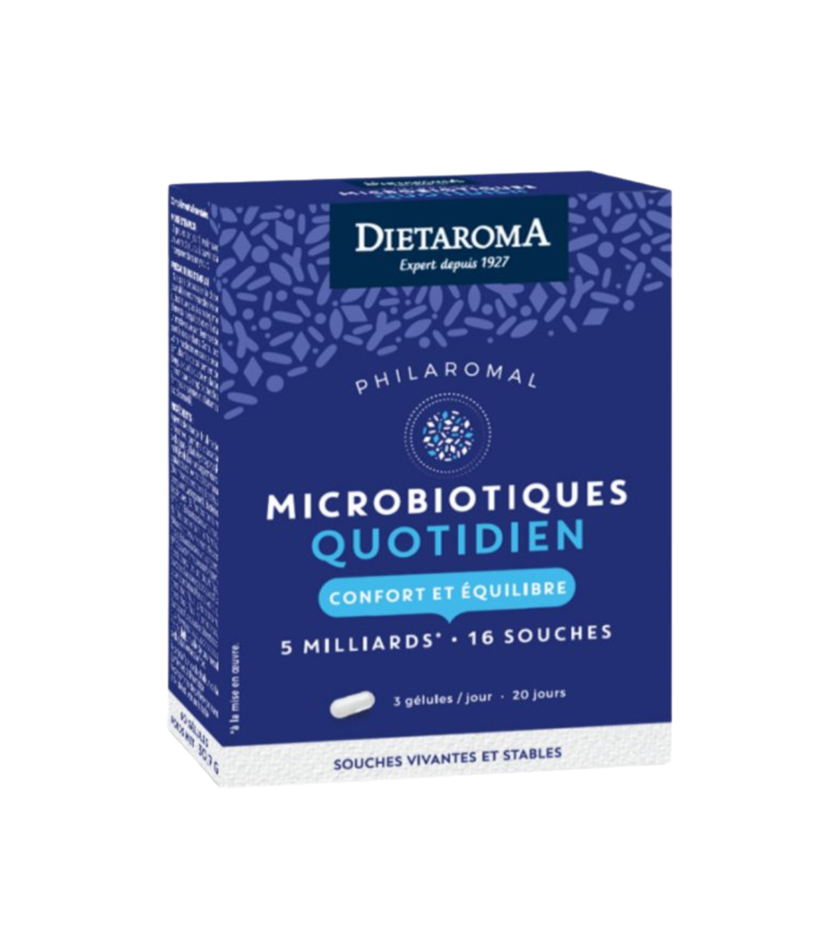 DIETAROMA PHILAROMAL Microbiotiques Quotidien 60 gélules