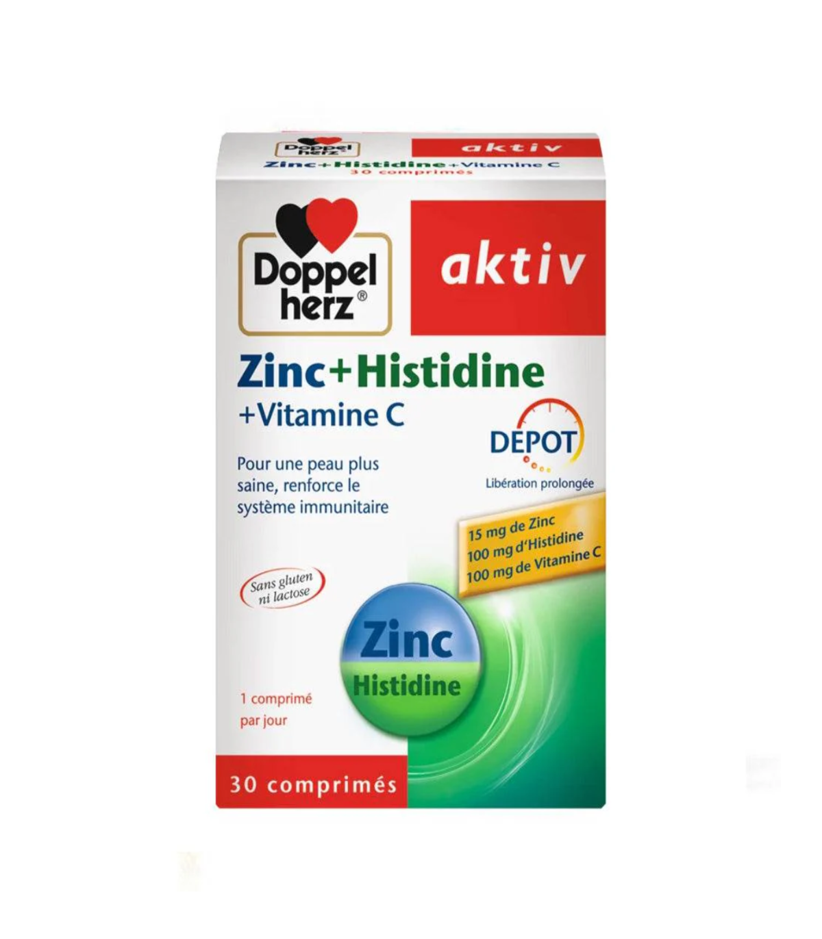 Doppel Herz Zinc+Histidine+Vitamine C 30cps