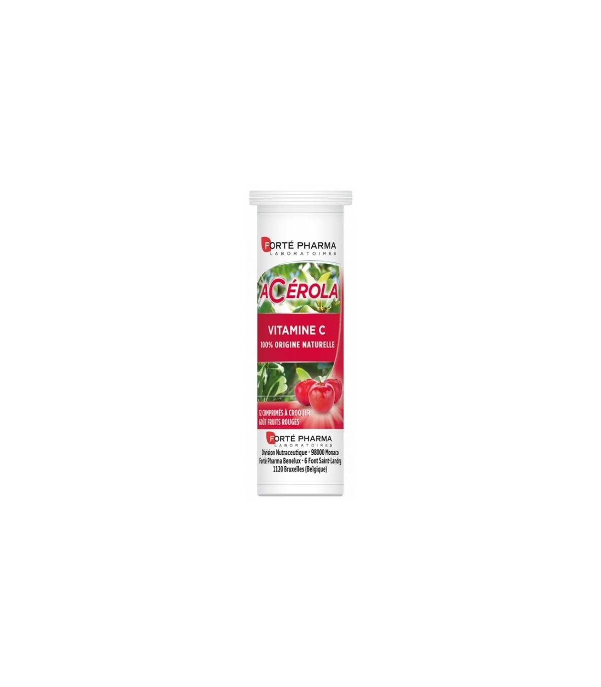 FORTé PHARMA : ACÉROLA VITAMINE C 12 COMPRIMÉS