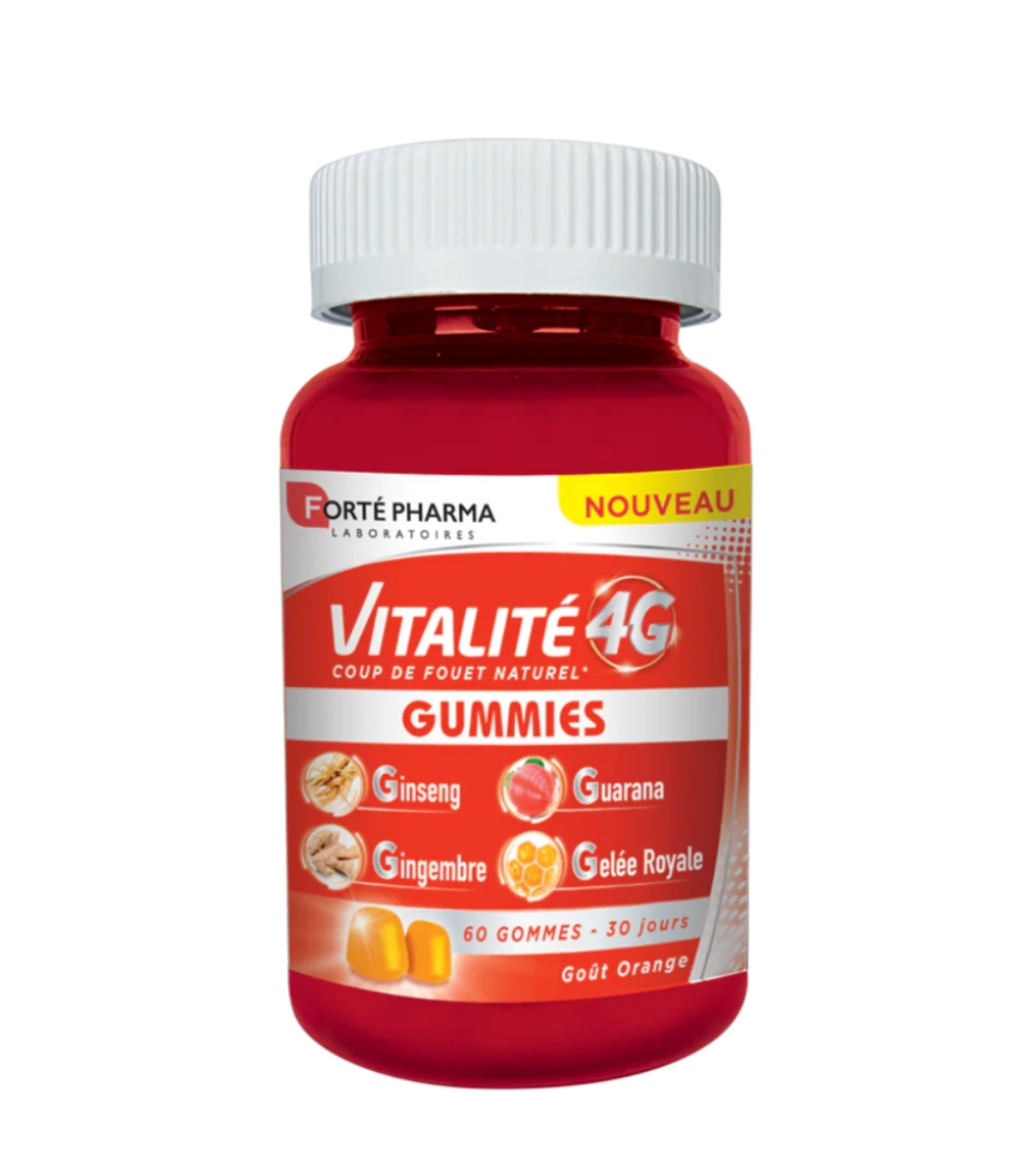 FORTE PHARMA VITALITE 4G GUMMIES GOUT ORANGE 60 GOMMES