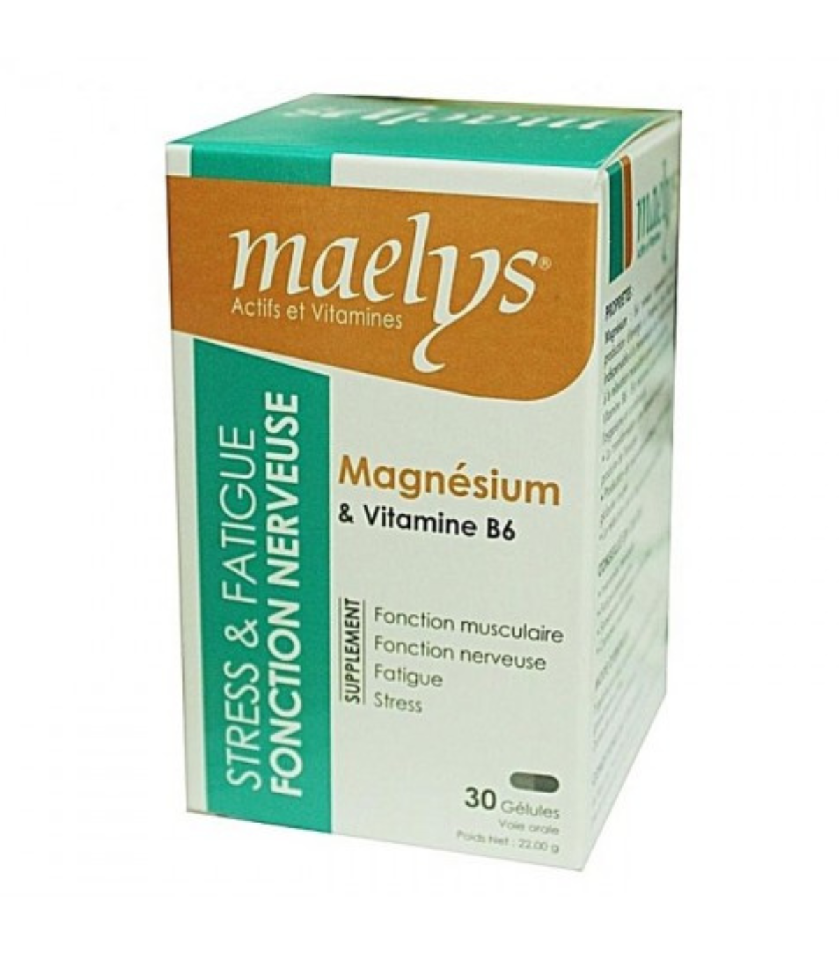MAGNÉSIUM & VITAMINE B6 30 GÉLULES