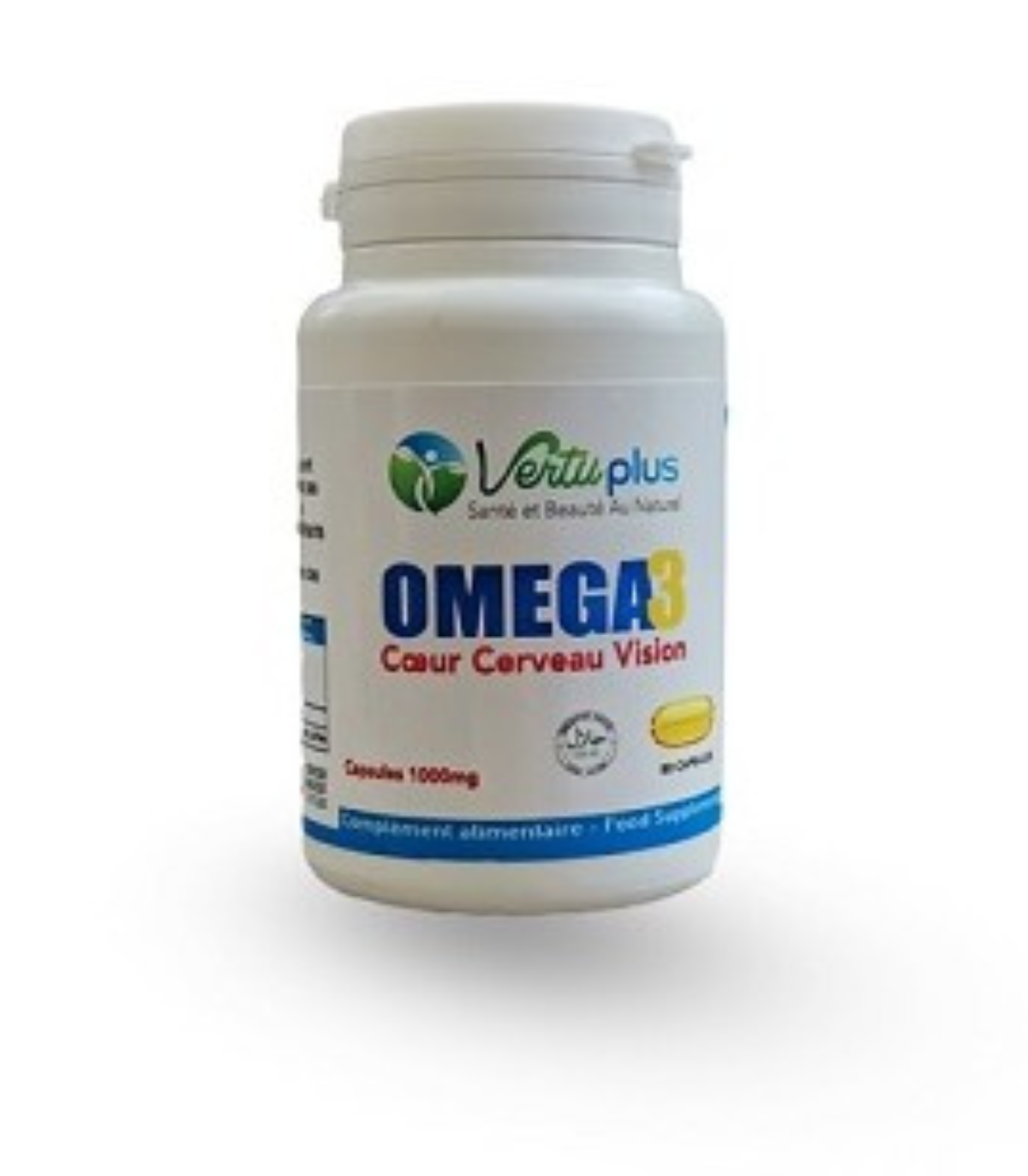 VERTU PLUS : OMEGA 3 1000mg 50 CAPSULES