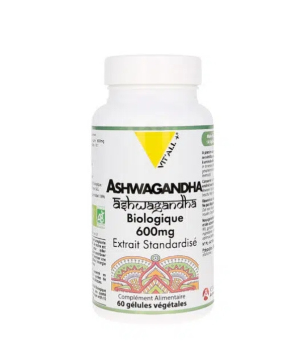 VITALL PLUS ASHWAGANDHA BIO 600mg