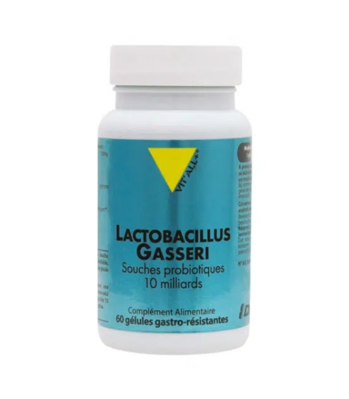 VITALL PLUS LACTOBACILLUS GASSERI 100MG 60 GELULES