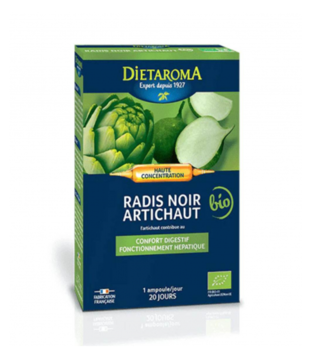 DIETAROMA Radis Noir Artichaut 20 Ampoules*10ml