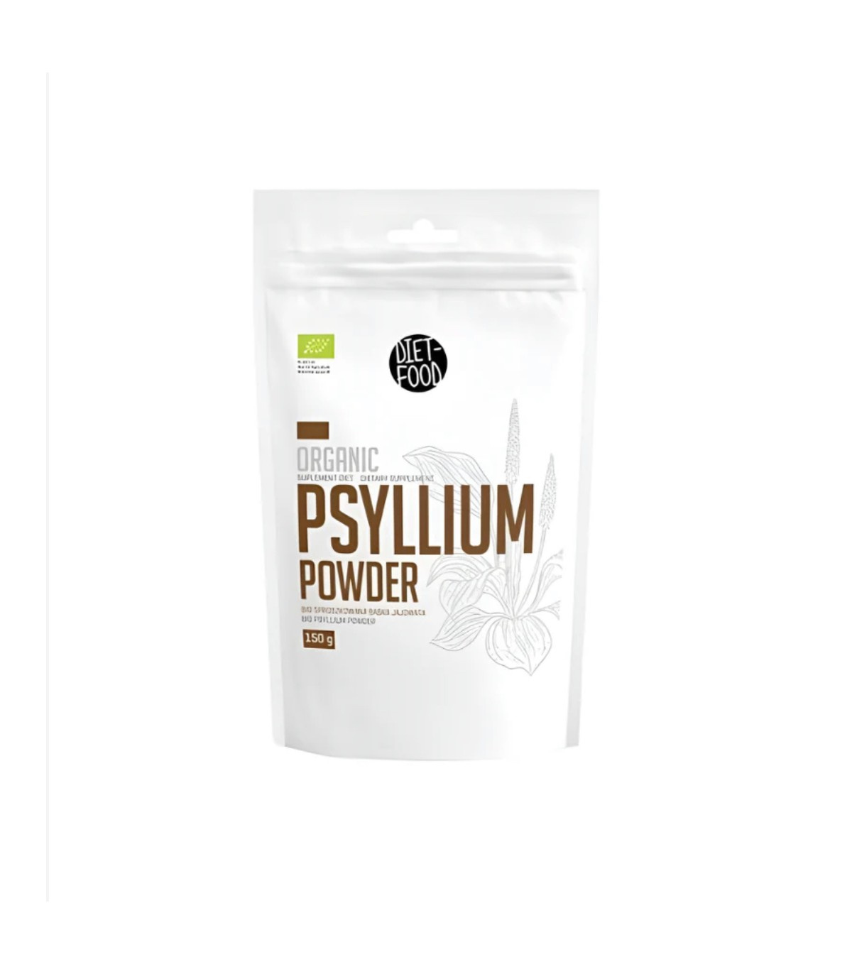 DIET FOOD : ALIMENTATION DIÉTÉTIQUE POUDRE DE PSYLLIUM 150G