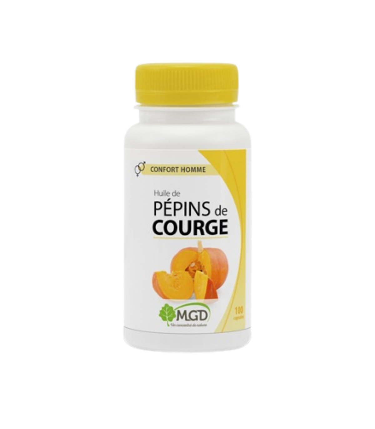 MGD NATURE HUILE DE PÉPINS DE COURGE 100 CAPSULES