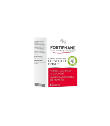 FORTIPHANE : 60 GÉLULES CHEVEUX FRAGILES & ONGLES CASSANTS