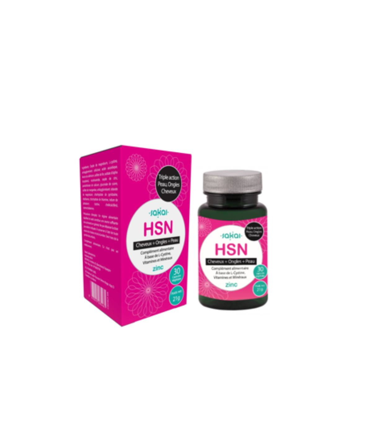 SAKAL HSN CHEVEUX + ONGLES + PEAU 30 GELULES