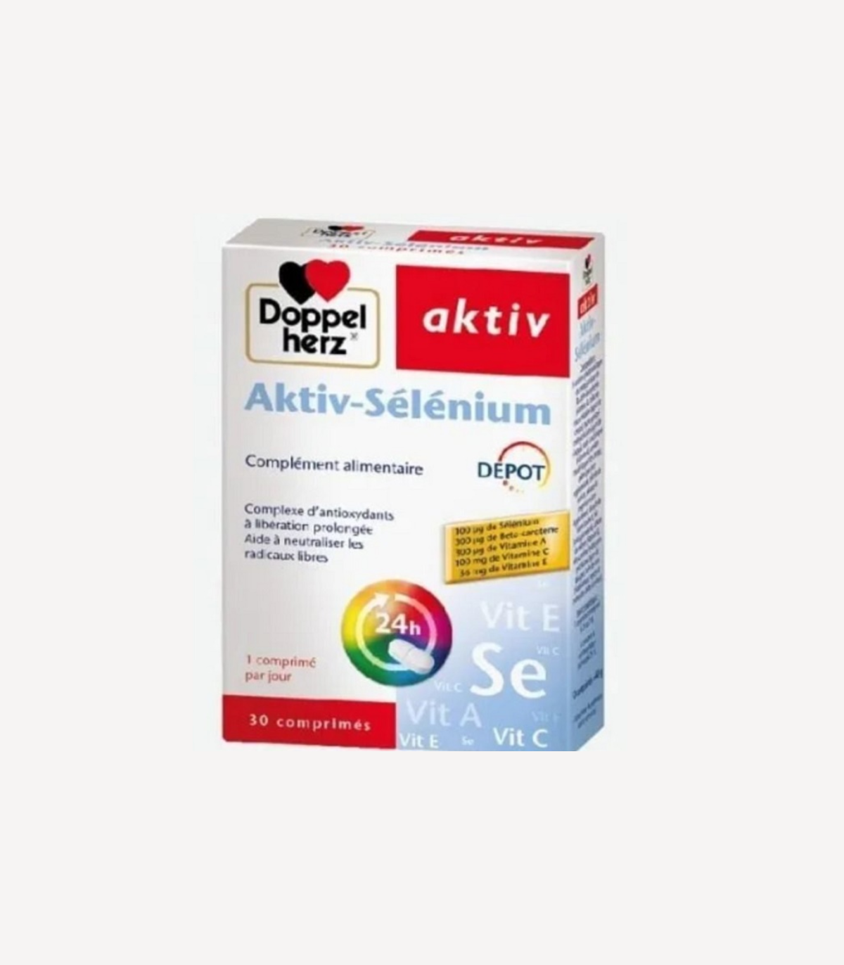 Doppel Herz Aktiv Selenium 30 Comprimes