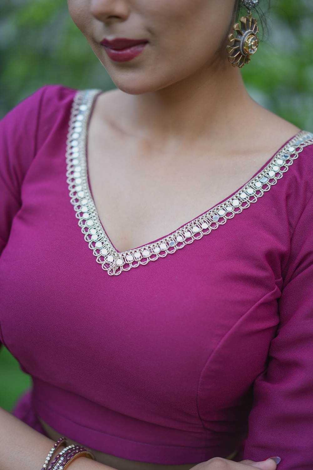 MADHUBALA MIRROR LACE LEHENGA SET 3