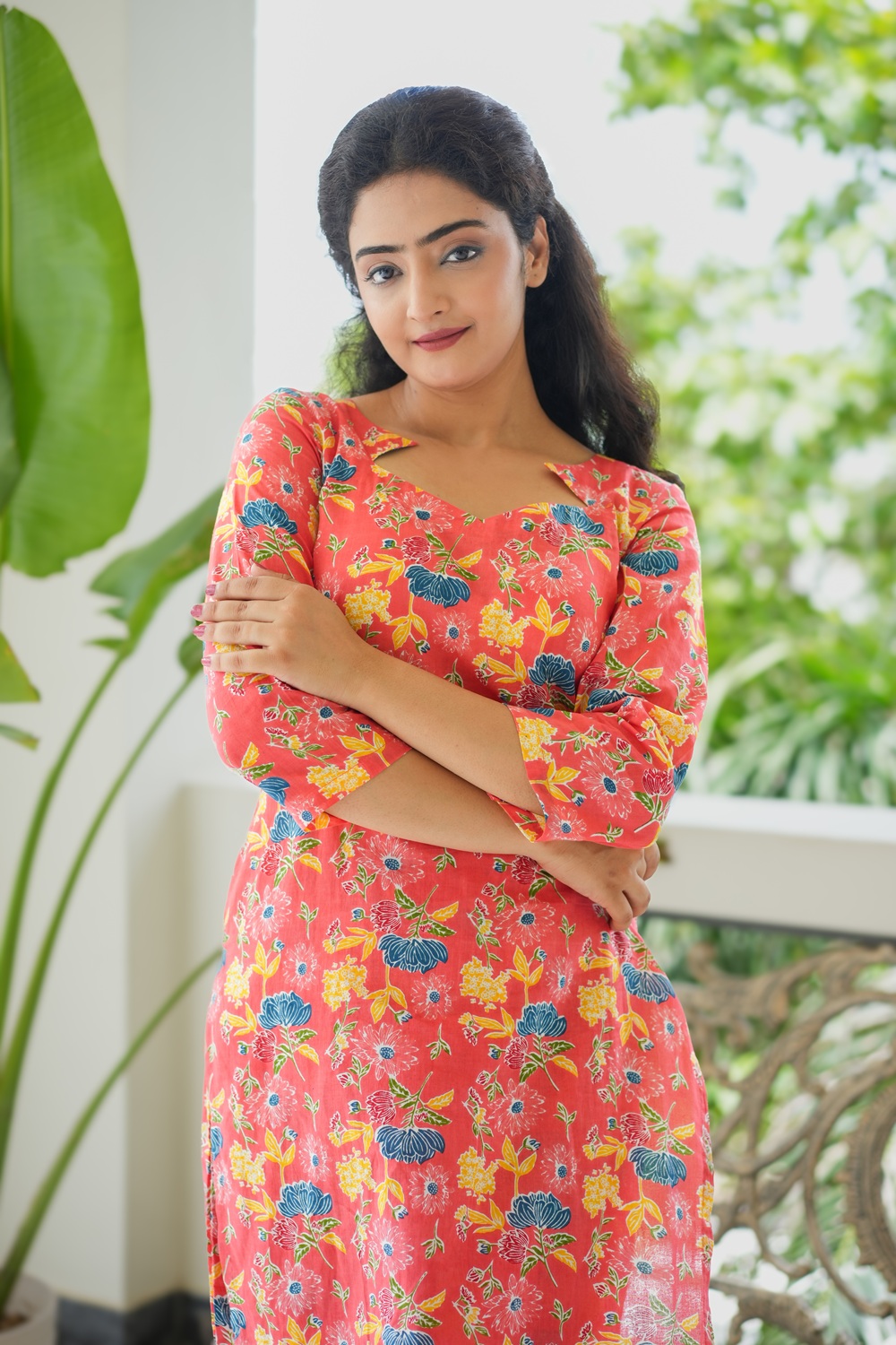Flamingo Cotton suit set 2